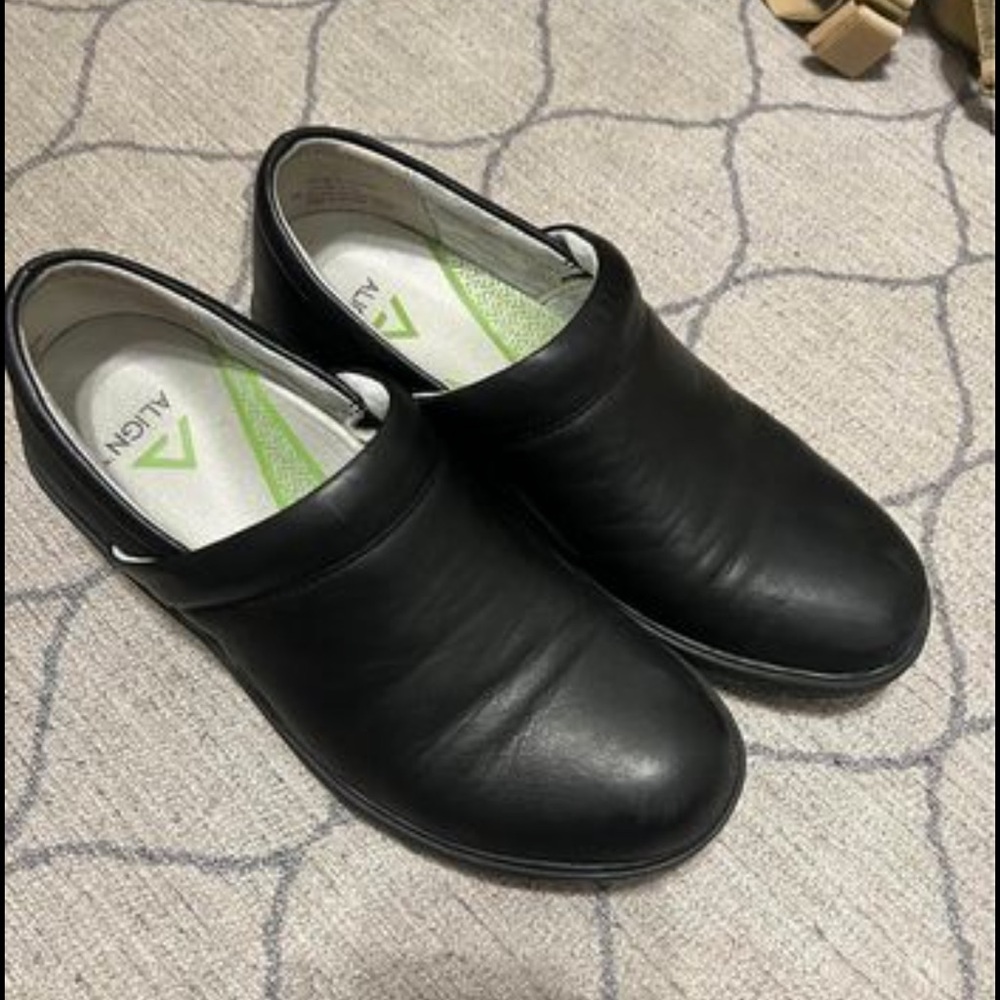 Black Clog Slip On Nurse Shoes